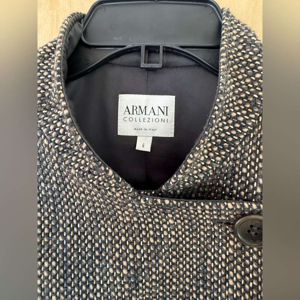 Armani Collezioni Women's Black Tweed Jacket - Picture 12 of 15